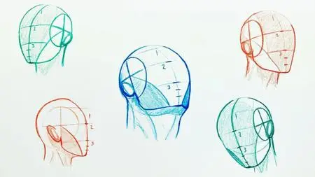 How to Easily Draw Heads | Understanding the Loomis Method