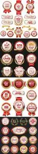 Luxury premium gold badges and labels collection 7