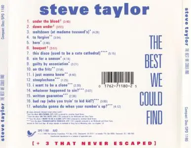 Steve Taylor - The Best We Could Find [+ 3 That Never Escaped] (1988)