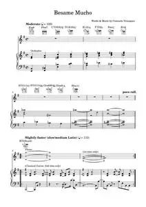 Besame Mucho - Diana Krall (Piano-Vocal-Guitar (Piano Accompaniment))