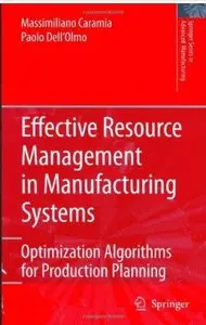 Effective Resource Management in Manufacturing Systems: Optimization Algorithms for Production Planning