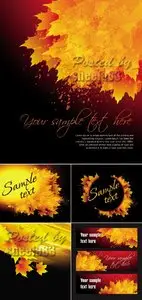 Autumn Fall Backgrounds Vector
