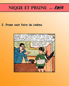 Nique et Prune - Tome 2 - Prune Veut Faire du Cinema