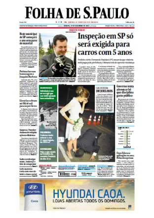 Jornal Folha de São Paulo (29/12/2012 - Sábado) - 29 de dezembro de 2012 - Sábado
