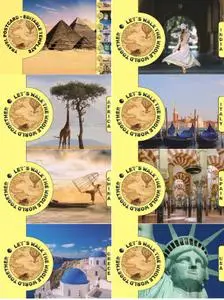 Creativemarket Travel Lovers Postcard Editable Temp 3652087