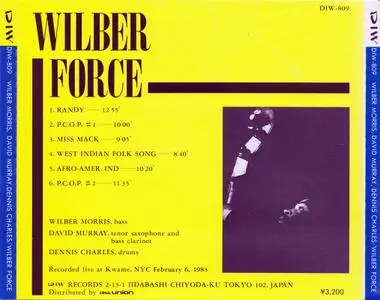 Wilber Morris, David Murray, Dennis Charles - Wilber Force (2004)