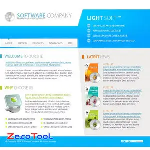 FlashMint 2076 Software company flash template