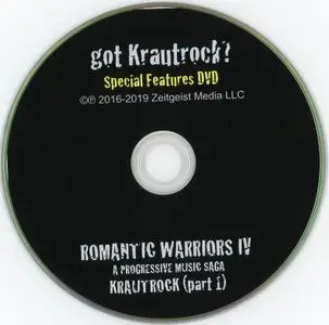 Romantic Warriors IV (A Progressive Music Saga): Krautrock Part 1 Special Features DVD (2019)