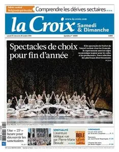 La Croix Du Samedi 24 & Dimanche 25 Octobre 2014