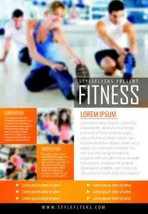 Fitness PSD Flyer Template 3