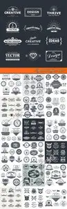 Logos and badges vector 3