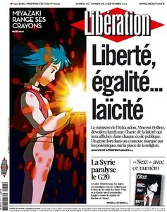 Libération du Samedi 7 et Dimanche 8 Septembre 2013