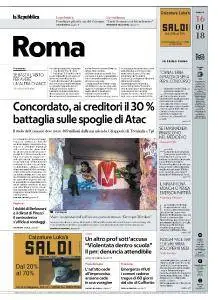 la Repubblica Roma - 16 Gennaio 2018