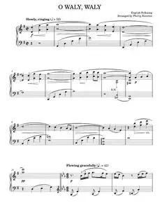O Waly, Waly - English Folk Song (Piano Solo)