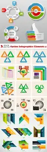 Vectors - Option Infographics Elements 4