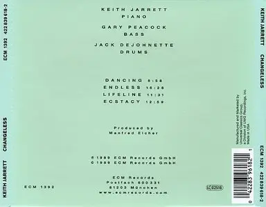 Keith Jarrett / Gary Peacock /  Jack DeJohnette - Changeless (1989) {ECM 1392}