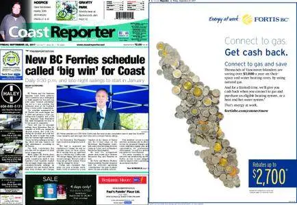 Coast Reporter – September 22, 2017