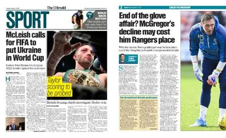 The Herald Sport (Scotland) – March 01, 2022