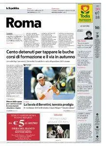 la Repubblica Roma - 30 Luglio 2018