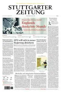 Stuttgarter Zeitung Stadtausgabe (Lokalteil Stuttgart Innenstadt) - 18. Januar 2018