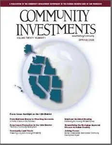 Community Investments Magazine, Spring 2008