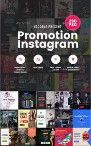 GraphicRiver - Bundle - Promotion Instagram Banners Ads - [05 Sets] 290 PSD