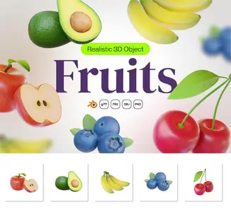 EE - Fruity  Fruit 3D Icon Set HWT4YNY
