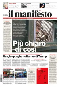 il Manifesto - 26 Gennaio 2025