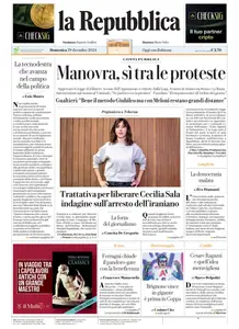 la Repubblica - 29 Dicembre 2024