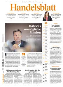 Handelsblatt  - 26 September 2024