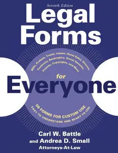 Legal Forms for Everyone: Wills, Probate, Trusts, Leases, Home Sales, Divorce