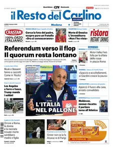 Il Resto del Carlino Modena - 9 Giugno 2025