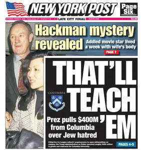 New York Post - March 8, 2025