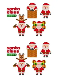 Santa Claus Character Vector Pack #06