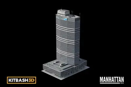 Kitbash: Manhattan - Skyscraper A G8EYRGR