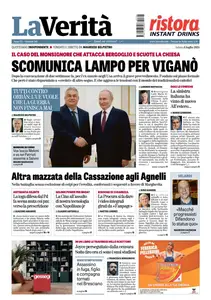 La Verita - 6 Luglio 2024