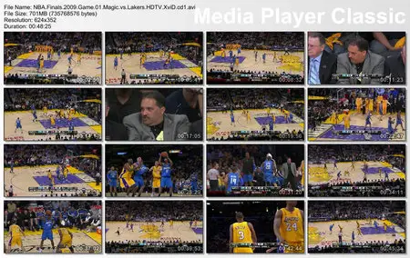 NBA Finals 2009 Game 01 Lakers vs Magic
