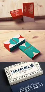 Realistic Business Card Mockup Vol 6 PSD