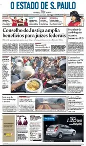 Jornal O Estado de SP em PDF, Quinta, 19 de Agosto de 2010