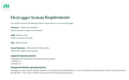 NI FlexLogger 2022 Q4 Patch 1