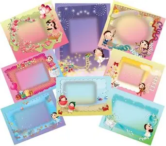 Set of children's frames