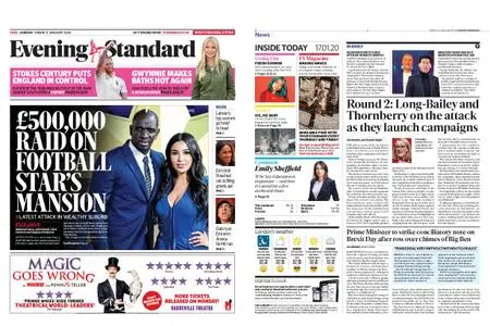 London Evening Standard – January 17, 2020