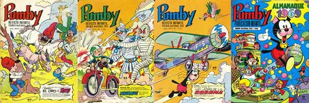 Pumby #1105, #1114, #1115 y Almanaque 1969