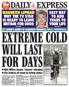 Daily Express - 29 Thursday January 2015