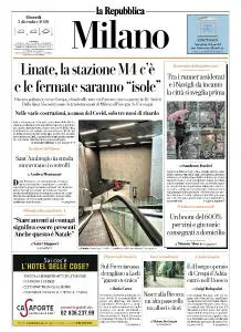 la Repubblica Milano - 3 Dicembre 2020