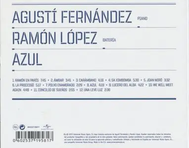 Agusti Fernandez & Ramon Lopez - Azul (2012)