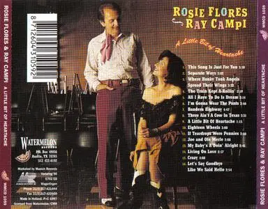 Rosie Flores & Ray Campi - A Little Bit Of Heartache (1997) {Watermelon}