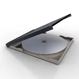3D model CD disc