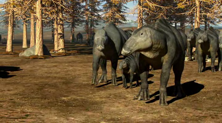 Великий поход динозавров. Легенда о динозаврах 2011.