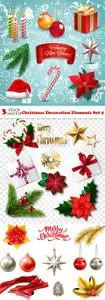 Vectors - Christmas Decoration Elements Set 5